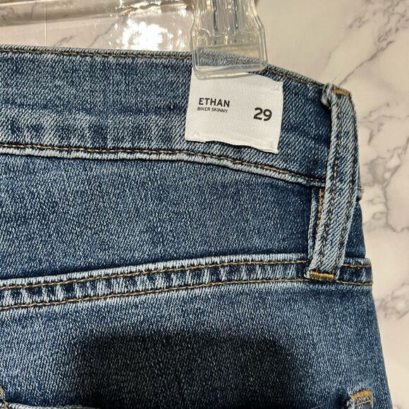 HUDSON JEANS ETHAN BIKER SKINNY JEAN - Picture 7 of 10